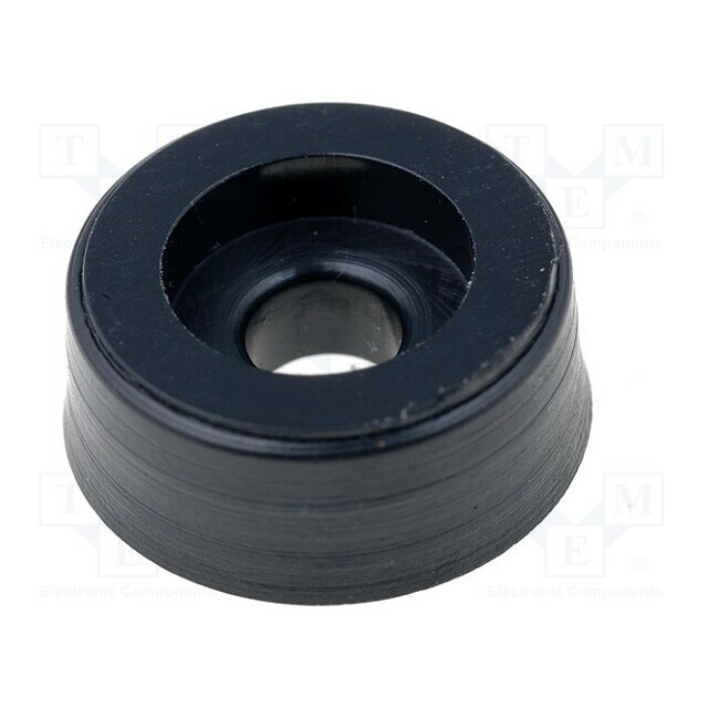 MASZCZYK Foot; H: 5mm; black; PVC