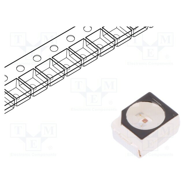 LITEON LED; red; SMD; PLCC2; 710÷1400mcd