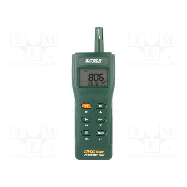 EXTECH Meter: CO2, temperature and humidity