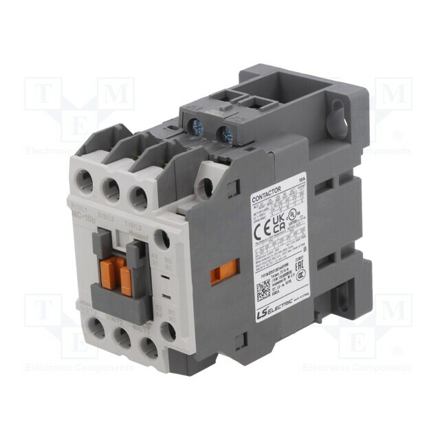 LS ELECTRIC Contactor: 3-pole; NO x3