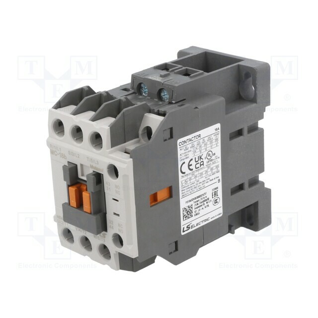 LS ELECTRIC Contactor: 3-pole; NO x3