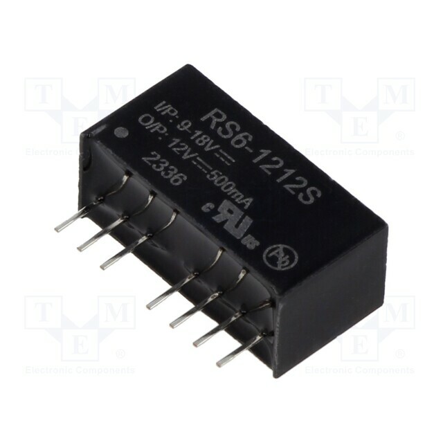 RECOM Converter: DC/DC; 6W; Uin: 9÷18VDC