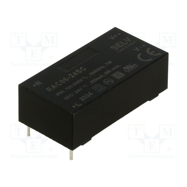 RECOM Converter: AC/DC; 6W; Uin: 80÷264VAC
