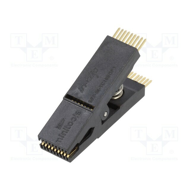 AXIOMET Test clip; black; gold-plated; SO18