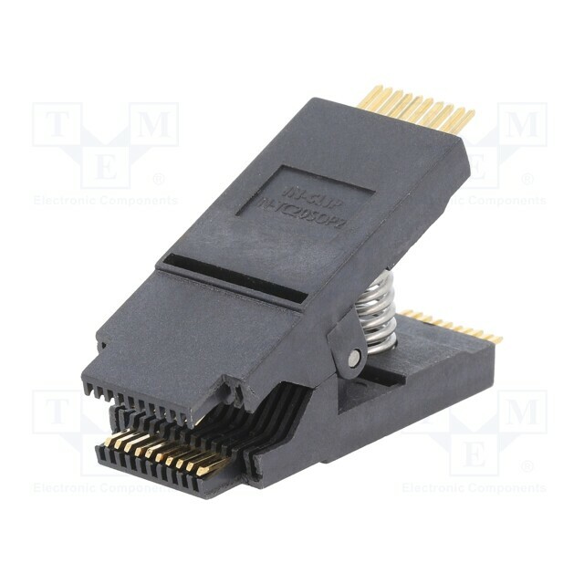AXIOMET Test clip; black; gold-plated; SO20