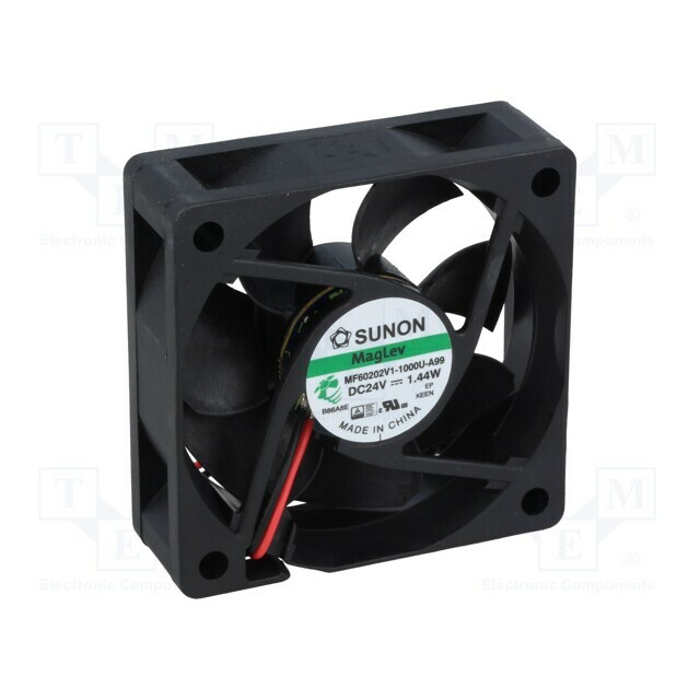SUNON Fan: DC; 60x60x20mm; axial; 24VDC