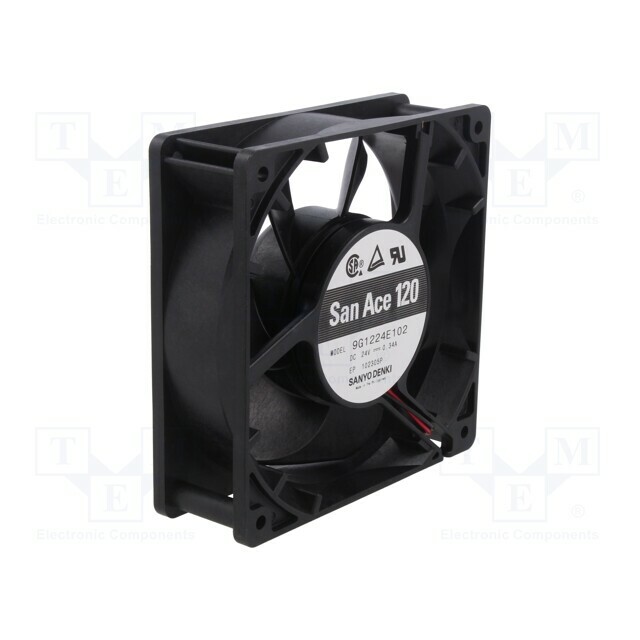 SANYO DENKI Fan: DC; 120x120x38mm; axial