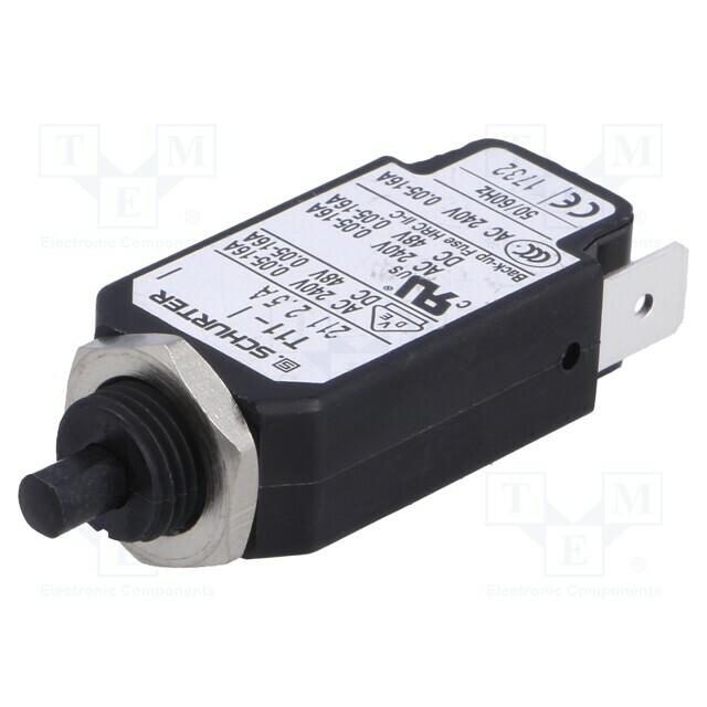 SCHURTER Circuit breaker; Urated: 240VAC; 48VDC