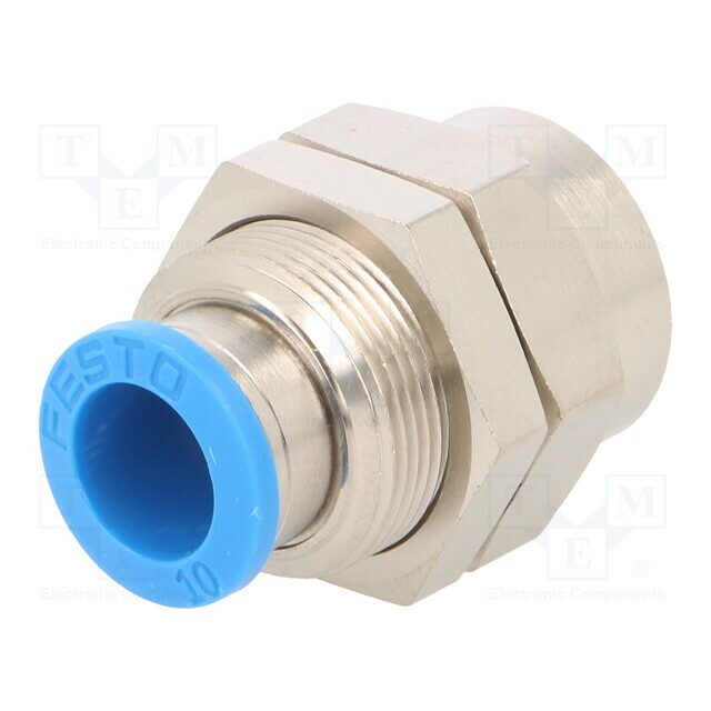 FESTO Push-in fitting; threaded,straight; -0