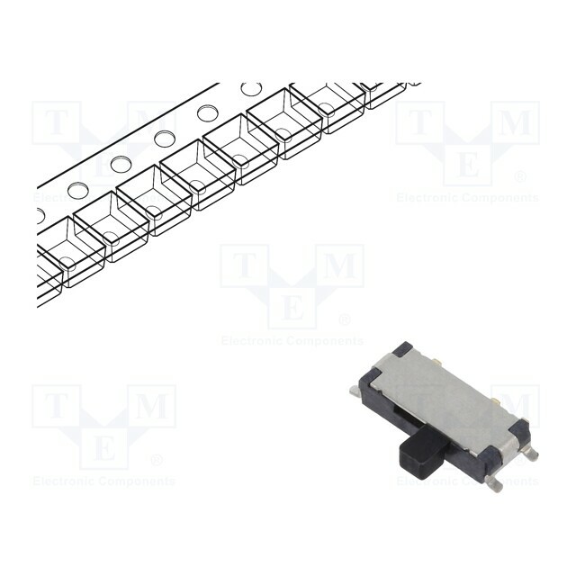 E-SWITCH Switch: slide; Pos: 2; SPDT