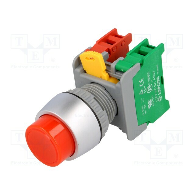 AUSPICIOUS Switch: push-button; 22mm; Stabl.pos:
