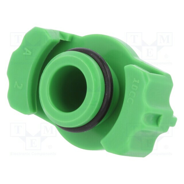 FISNAR Syringe adapter; 10ml; green; for