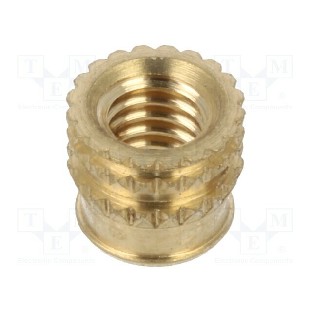 TAPPEX Threaded insert; brass; M4; BN