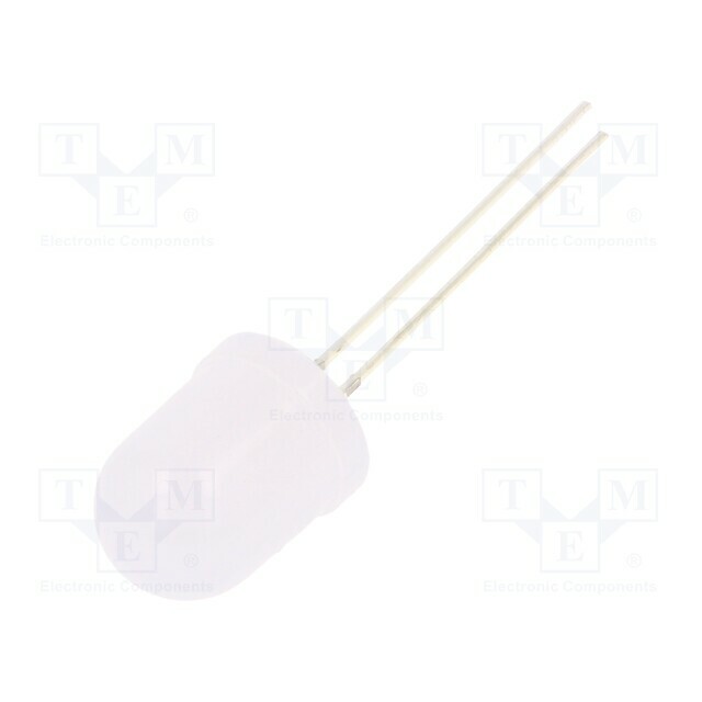 OPTOSUPPLY LED; white cold; 10mm; 1560÷2180mcd