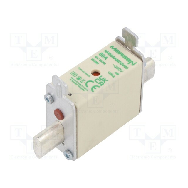 MERSEN Fuse: fuse; NH000; ceramic,industrial