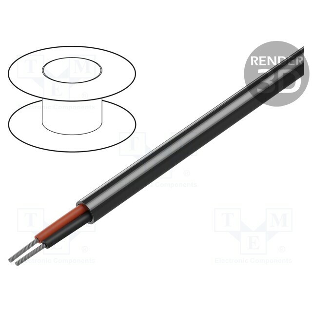 BELDEN Wire; 1x2x18AWG; stranded; Cu; unshielded