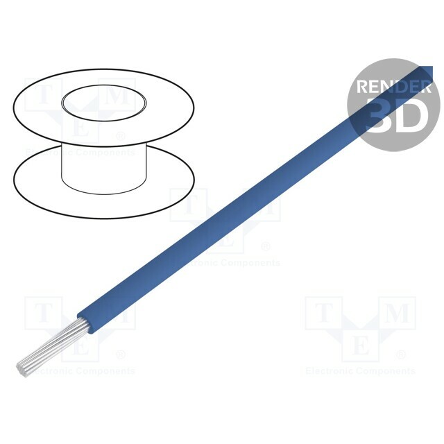 BELDEN Wire; stranded; Cu; 24AWG; PVC
