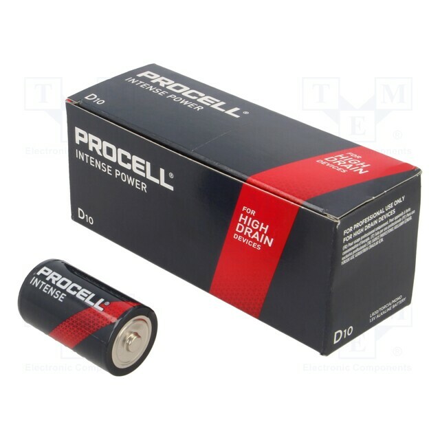 PROCELL Battery: alkaline; D; 1.5V