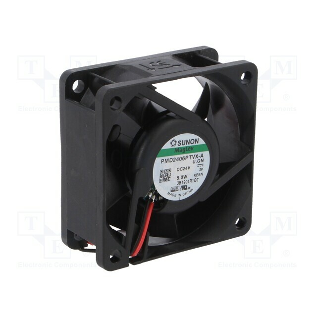 SUNON Fan: DC; 60x60x25mm; axial; 24VDC
