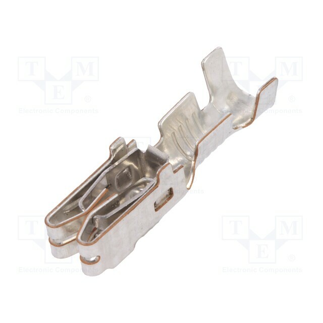 Terminal; on cable,crimped; copper; Plating: