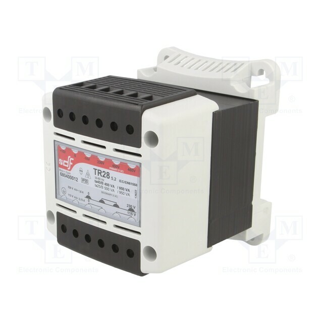 DF ELECTRIC Transformer: mains; 400VA; 230VAC