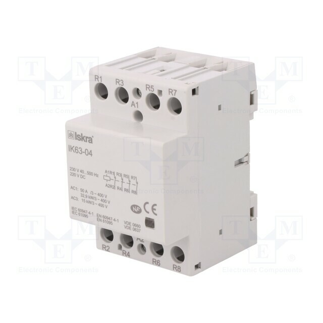 ISKRA Contactor: 4-pole installation; 63A; 230VAC