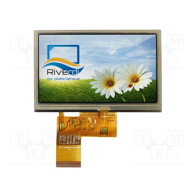 RIVERDI Display: TFT; 4.3"; 480x272