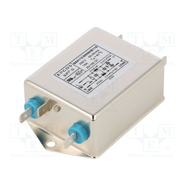 TDK Filter: anti-interference; single-phase; 250VAC; Ioper