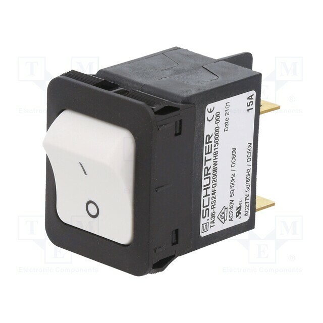 SCHURTER Circuit breaker; Urated: 240VAC; 60VDC