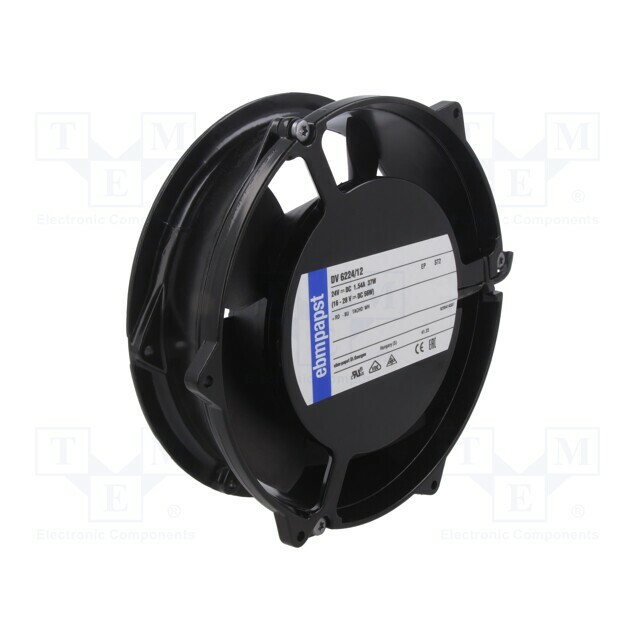 EBM-PAPST Fan: DC; Ø172x51mm; axial; 24VDC