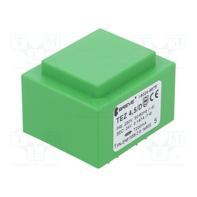 BREVE TUFVASSONS Transformer: encapsulated; 4.5VA