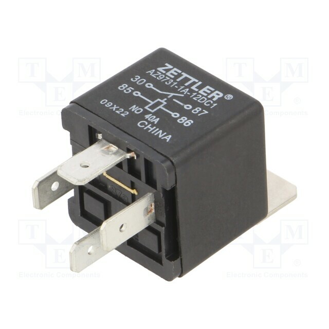 ZETTLER Relay: electromagnetic; Ucoil: 12VDC; SPST-NO