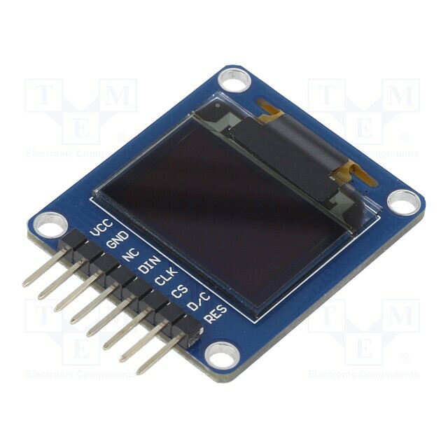 WAVESHARE Display: OLED; 0.95"; 96x64