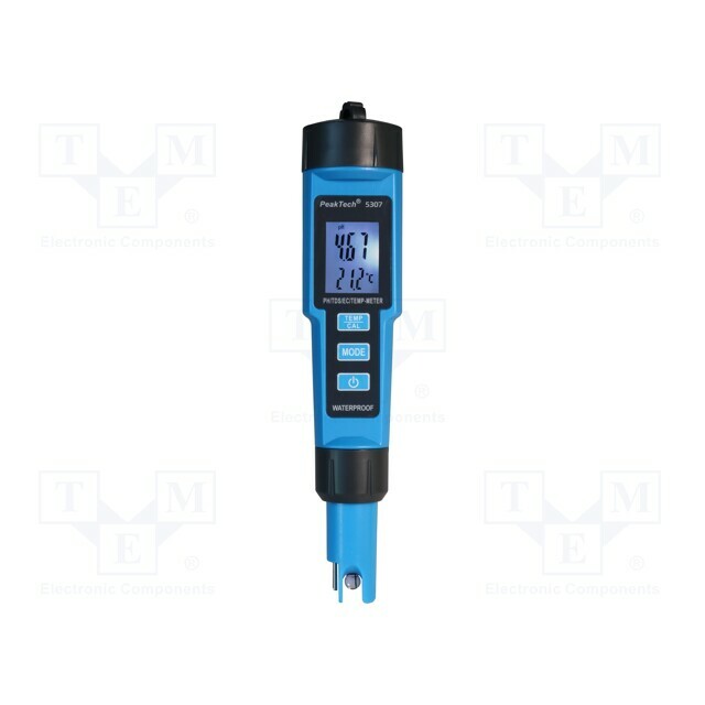 PEAKTECH Meter: pH; LED; 0,00÷14