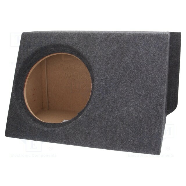 BASSER Car loudspeaker enclosure; MDF; grey
