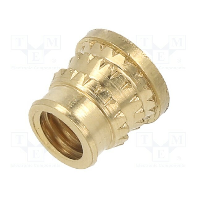 TAPPEX Threaded insert; brass; M5; L: