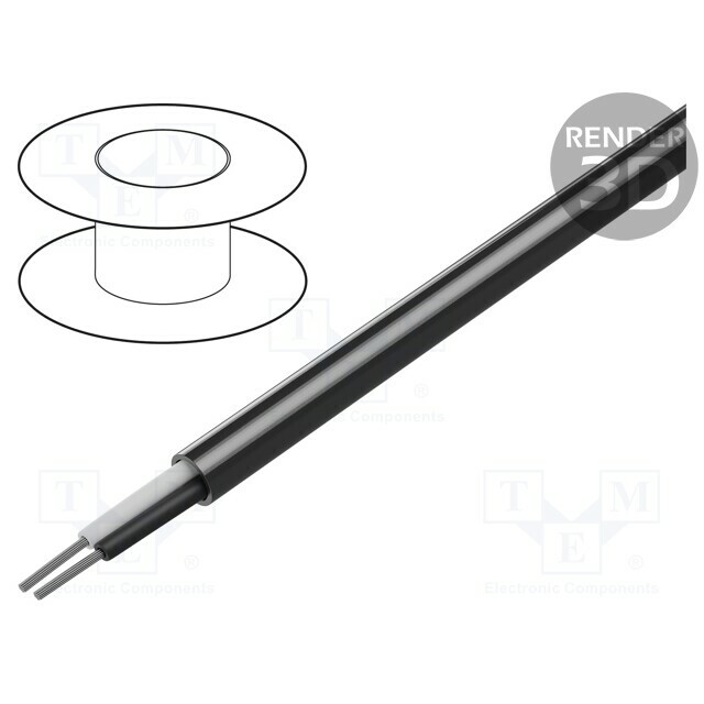 BELDEN Wire; 1x2x18AWG; stranded; Cu; unshielded