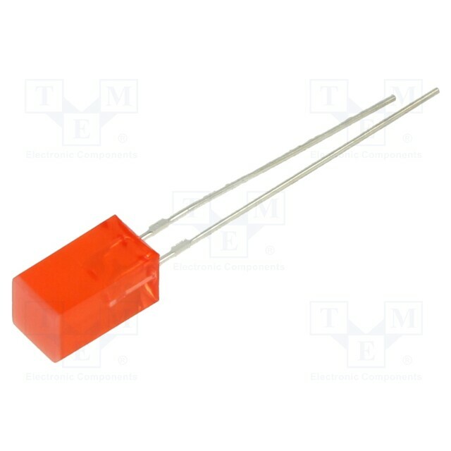 KINGBRIGHT ELECTRONIC LED; red; square; 5x5mm