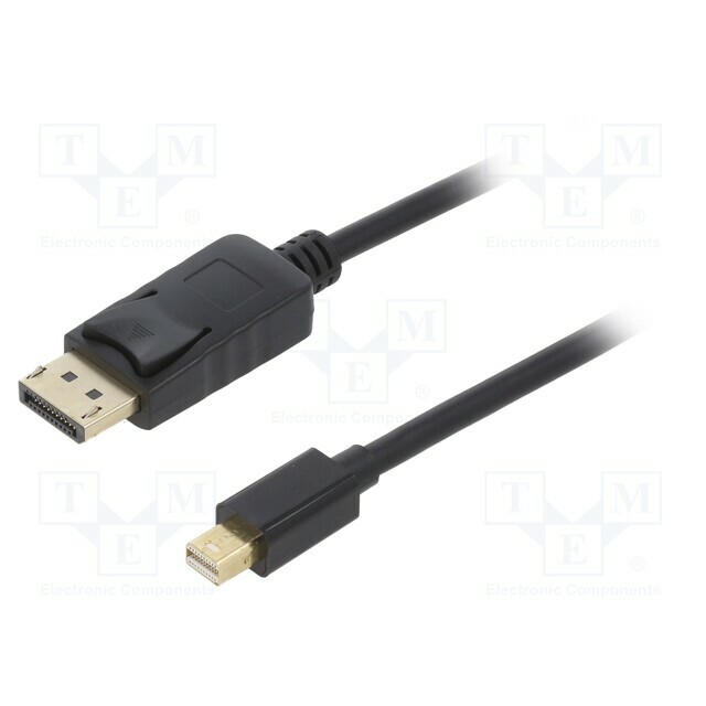 GEMBIRD Cable; DisplayPort plug,mini DisplayPort