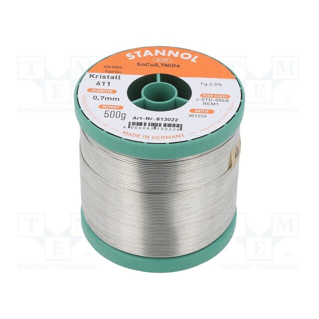 STANNOL Tin; lead free; Sn99,3Cu0