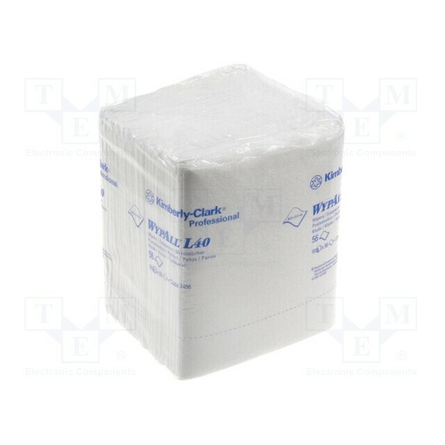 KIMBERLY CLARK Cleaning cloth: cloth; white