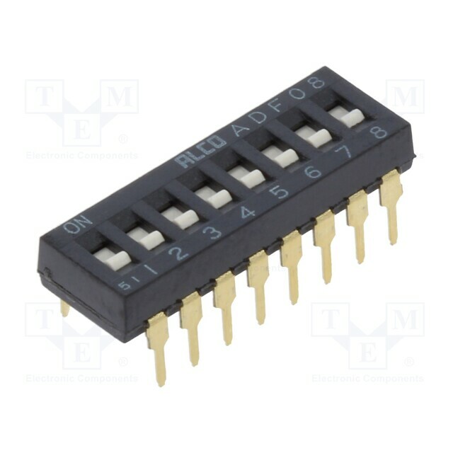 TE CONNECTIVITY Switch: DIP-SWITCH; Poles number: