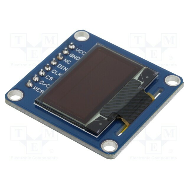 WAVESHARE Display: OLED; 0.96"; 128x64