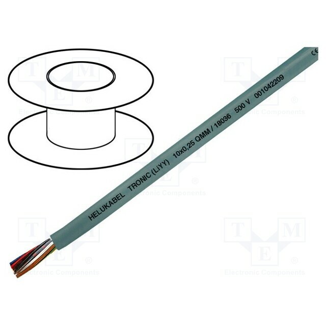 HELU Wire; TRONIC; LiYY; 12x0.25mm2