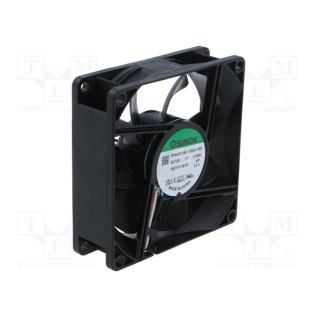 SUNON Fan: DC; 80x80x25mm; axial; 12VDC