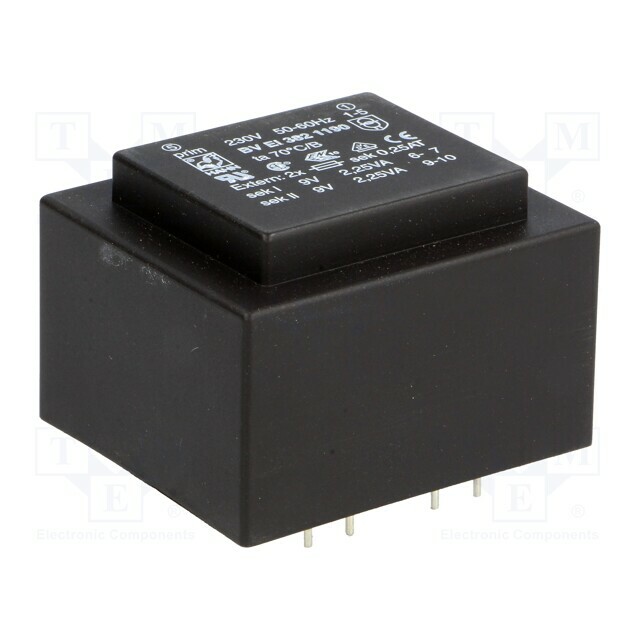 HAHN Transformer: encapsulated; 4.5VA; 230VAC
