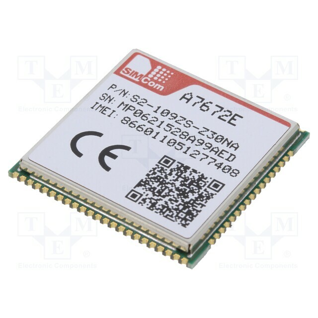 SIMCOM Module: LTE; Bluetooth: BLE; Down: