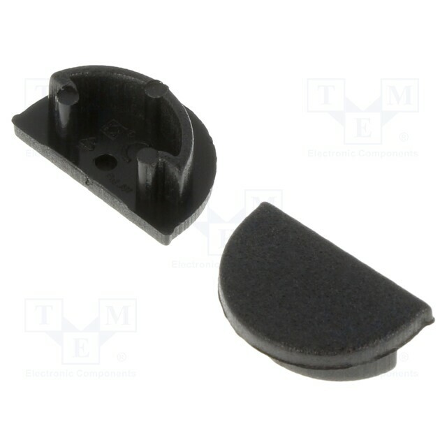 TOPMET Cap for LED profiles; black