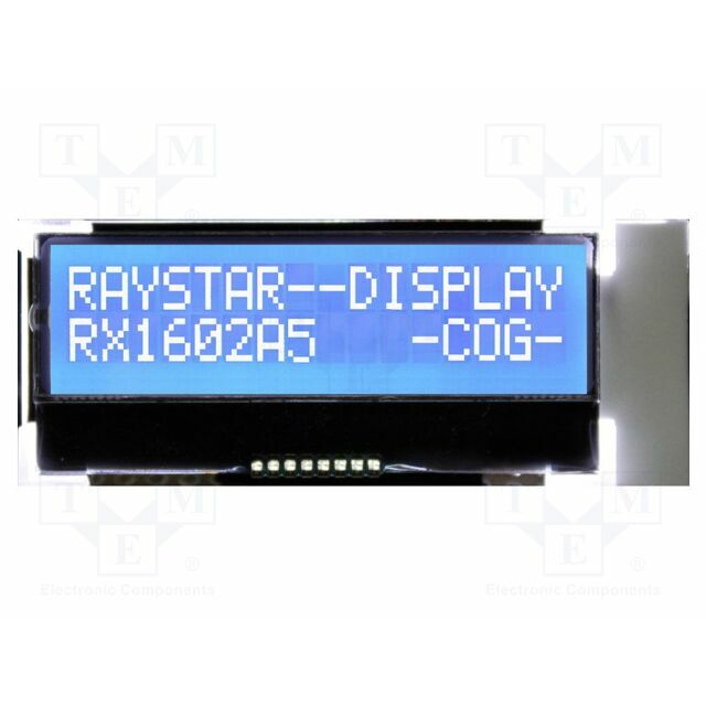 RAYSTAR OPTRONICS Display: LCD; alphanumeric; COG