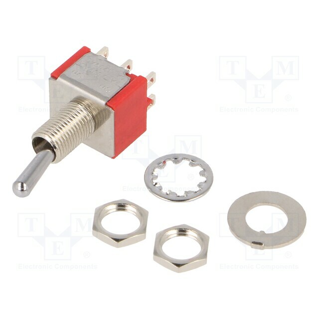E-SWITCH Switch: toggle; Pos: 2; DPDT